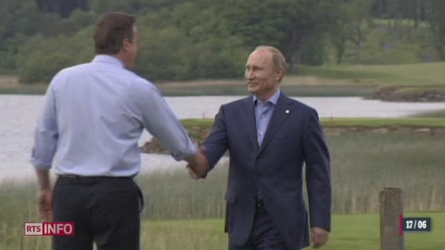 Sommet du G8: Vladimir Poutine lance la polémique dans le débat sur le conflit syrien