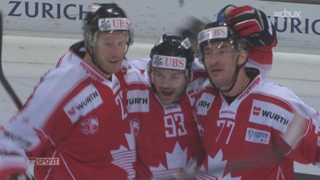 Team Canada - Rochester (5:3): les canadiens profitent de leur supériorité numérique. But de Ritchie