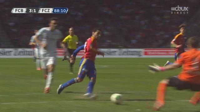 27e journée: FC Bâle - FC Zurich (3-1). 88e minute: les Zurichois boivent la couzpe jusqu'à la lie: Mohamed Salah marque