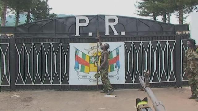 Les rebelles du Séléka dans Bangui