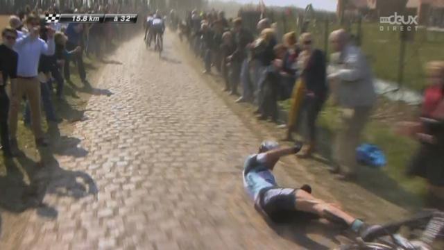 Paris-Roubaix: Le public trop près a bien failli créer la catastrophe
