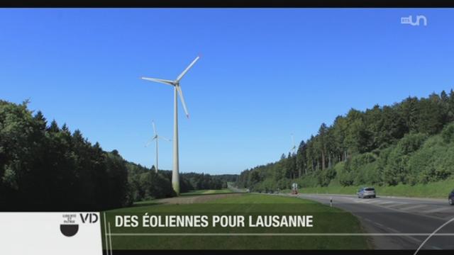 VD: Lausanne met à l'enquête un parc éolien