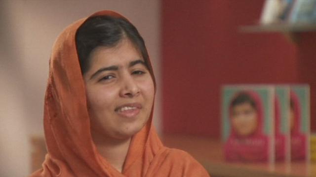 Malala réagit à sa nomination pour le Nobel de la paix