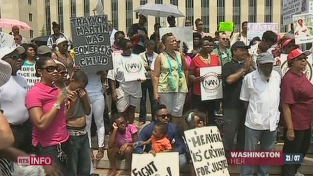 Des milliers de manifestants ont rendu hommage au jeune Trayvon Martin samedi aux États-Unis