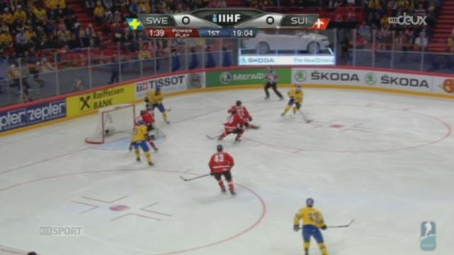 Hockey - Championnats du Monde: victoire de la Suisse contre la Suède (3-2)