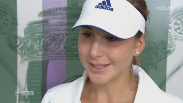 Tennis- Wimbledon Juniors: Belinda Bencic (SUI) remporte la finale du tournoi juniors filles, face à l'américaine Taylor Townsend