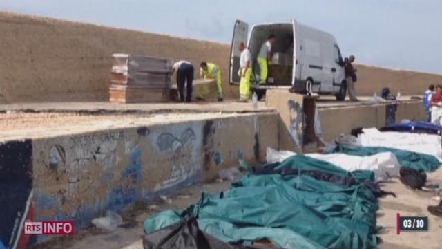Un des plus graves naufrages de bateaux de clandestins a eu lieu au large de Lampedusa