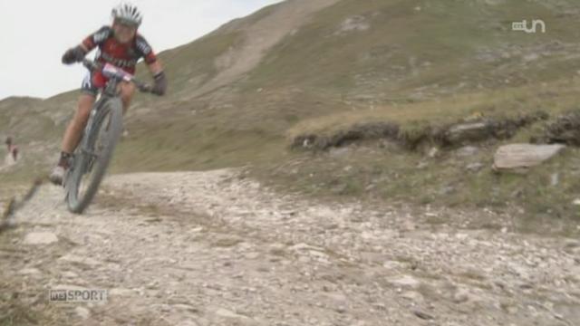 VTT - Grand Raid en Valais: la descente de la course n'est pas facile et les chutes ne sont pas rares
