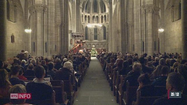 GE: 800 personnes se sont rendues à la cathédrale Saint-Pierre pour assister au culte de Noël