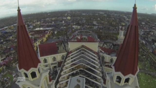 Les dégâts à Tacloban vus du ciel grâce à un drone