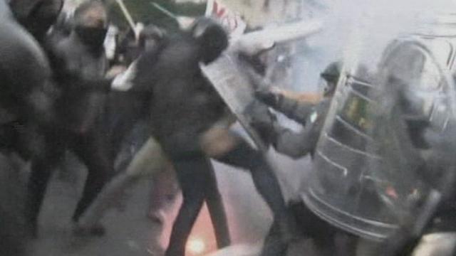 Violents heurts en marge des manifestations à Rome