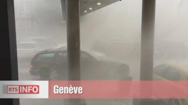 Violente tempête de grêle sur la Suisse romande