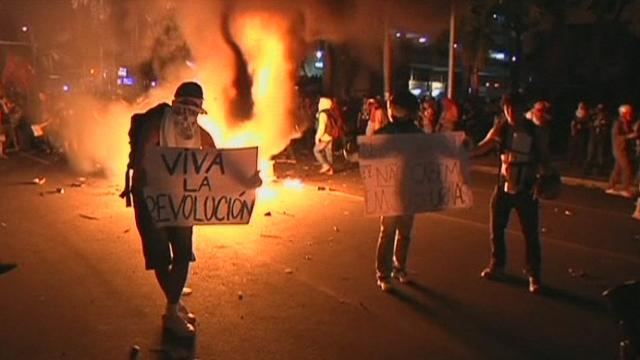 Une nuit de manifestations au Brésil