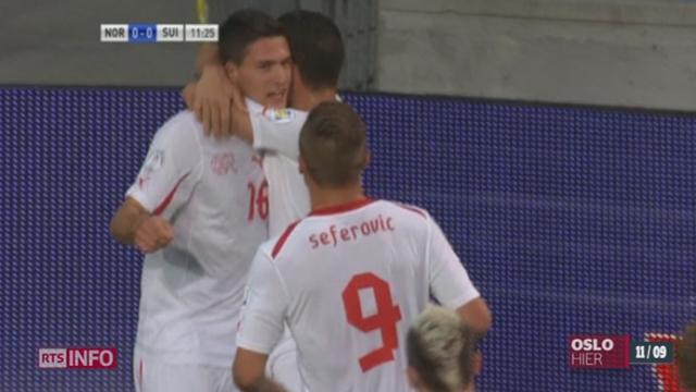 Football / Qualif. CDM 2014: l'équipe de Suisse s'est imposée en Norvège (2-0)