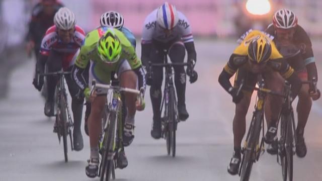 Victoire de Gerald Siolek (MTN) devant Peter Sagan (Canondale) et Fabian Cancellara (RadioShack)