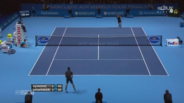 Wawrinka - Djokovic (3-6, 0-1): Djokovic gagne le 1er jeu de service du vaudois