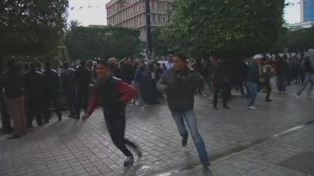 Heurts lors d'une manifestation à Tunis
