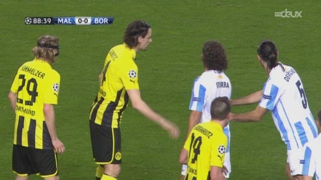 1/4 (aller). Malaga - Borussia Dortmund 0-0. Pas de but, mais beaucoip d'occasions