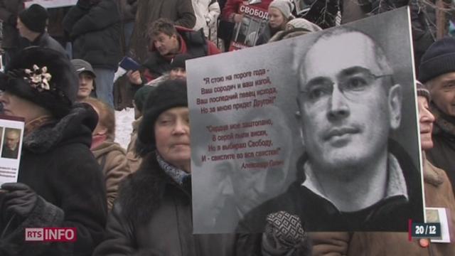 Mikhaïl Khodorkovski est libéré par Vladimir Poutine