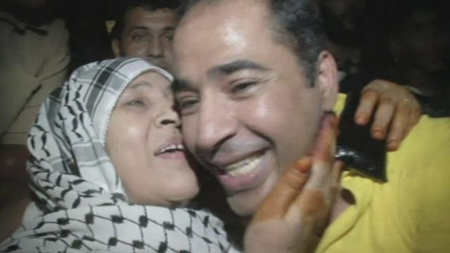 Célébrations après la libération de prisonniers palestiniens