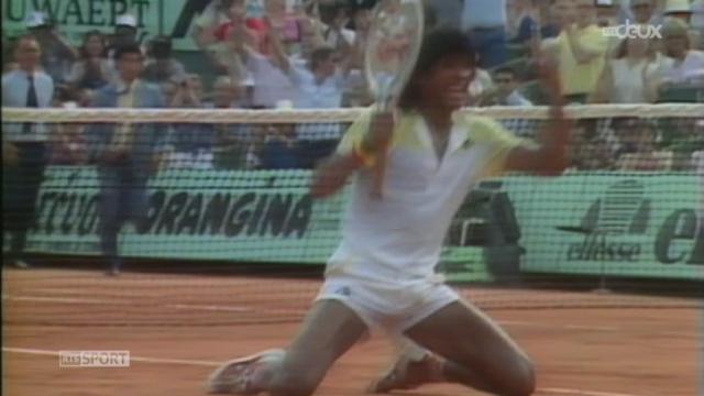 Dans le rétro : il y a 30 ans, Yannick Noah remportait Roland-Garros