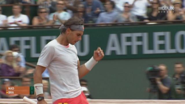 1er tour: Nadal – Brands (4-6, 7-6, 6-4, 6-3): victoire de Nadal en 4 sets et presque 3 heures
