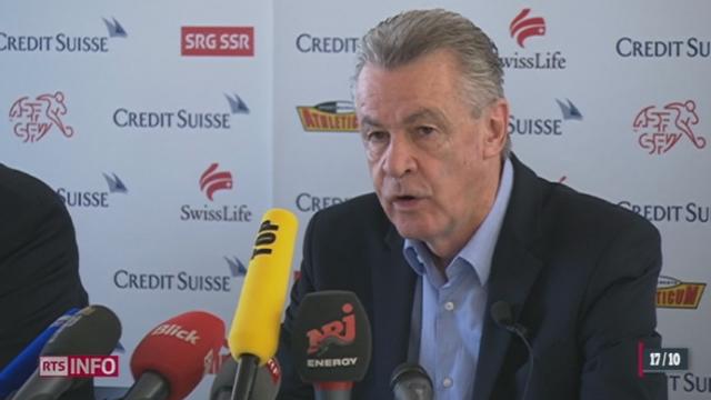 Ottmar Hitzfeld annonce qu'il quittera son poste d'entraîneur de l'équipe nationale de football