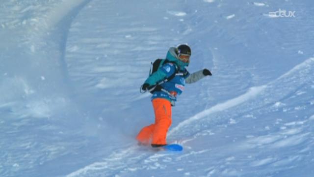 Freeride World Tour: Margot Rozies présente le plus beau run de la journée chez les snowboardeuses