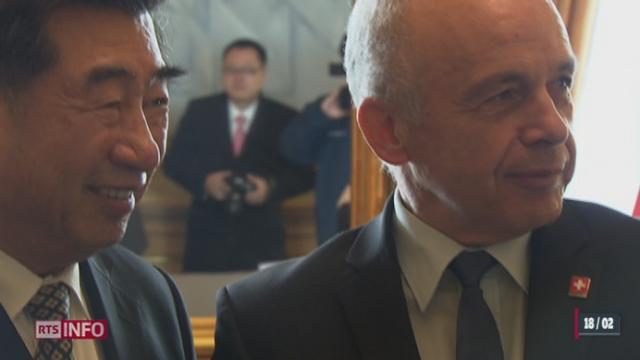 Le vice-Premier ministre Hui Liangyu est en visite en Suisse