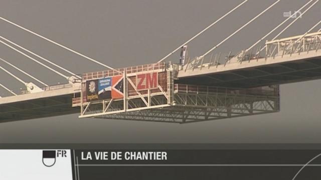 FR- La construction du pont de la Poya a vécu une étape décisive