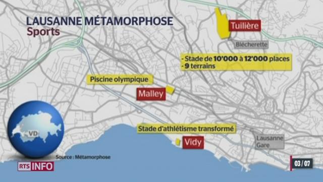 VD: Lausanne annonce un budget de 600 millions de francs pour son projet Métamorphose