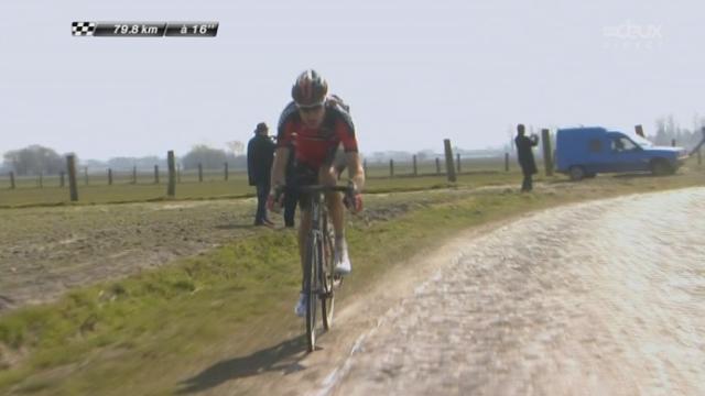 Parix-Roubaix: A l'aise sur les pavé, Michael Schär attaque