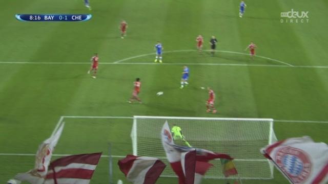 Prague. Bayern - Chelsea (0-1). 8e minute: les Anglais ouvrent le score de belle manière