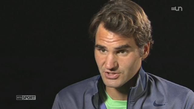 Tennis: interview de Federer qui s'exprime sur son retour à la compétition