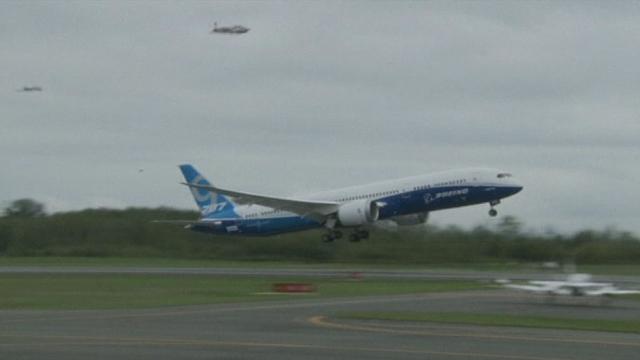 Vol inaugural pour le nouveau Dreamliner