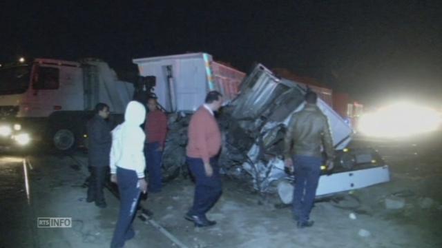 Une collision avec un train fait au moins 24 morts en Egypte