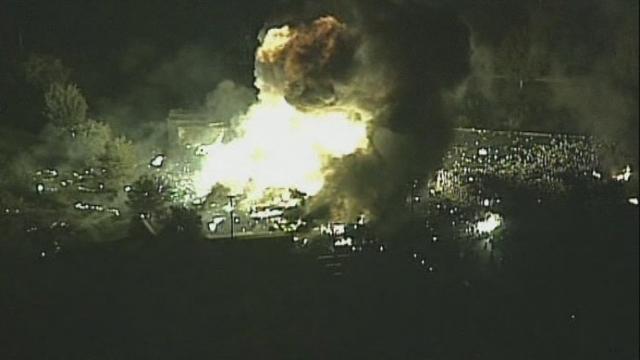 Série d'explosions dans une usine de gaz en Floride