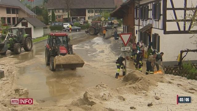 Les violents orages qui se sont abattus sur la Suisse ont pris des proportions historiques