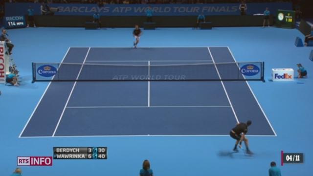 Tennis - Masters de Londres: Stanislas Wawrinka a battu Tomas Berdych