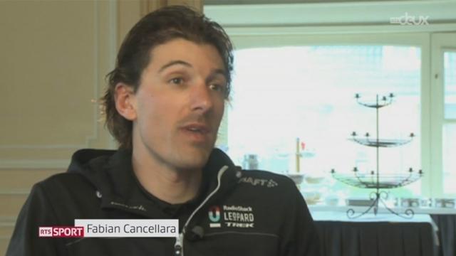 Cyclisme / Paris - Roubaix: interview de Fabian Cancellara après sa victoire dans le Tour des Flandres