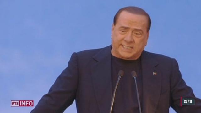 Silvio Berlusconi subit l'humiliation de se faire exclure du Sénat italien