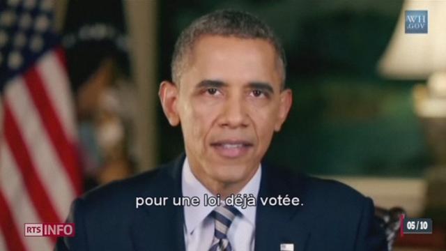 Blocage budgétaire américain: Obama hausse le ton