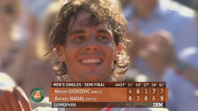 ½, Djokovic - Nadal (4-6, 6-3, 1-6, 7-6, 7-9): et à la fin Nadal se qualifie pour la finale