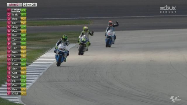 Moto 2 (USA): Rabat remporte la course devant Nakagami! Aegerter en 5e position