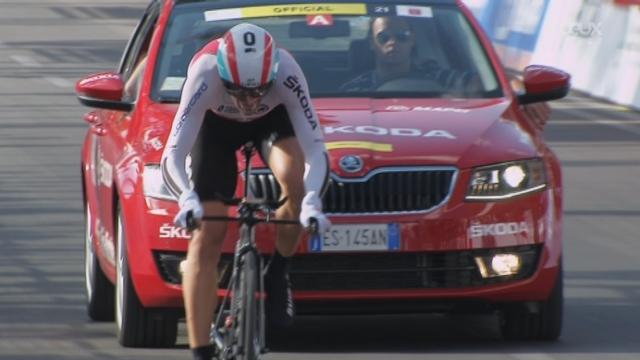 Contre-la-montre individuel: Cancellara au maximum termine au sprint et fini 3e