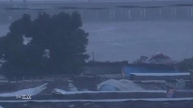 Le typhon Hayian a frappé les Philippines