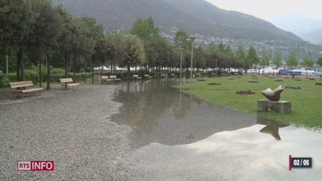 Les lacs sont sur le point de déborder après les fortes pluies des derniers jours au Tessin