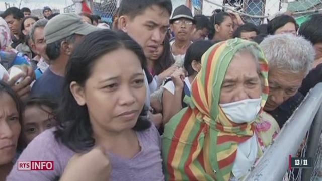 Philippines: malgré les promesses de dons, l'aide parvient encore au compte-gouttes