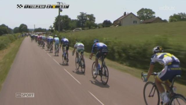 Cyclisme - Tour de France: l'Italien Matteo Trentin remporte au sprint la 14ème étape à Lyon en battant après avoir battu ses compagnons d'échappée