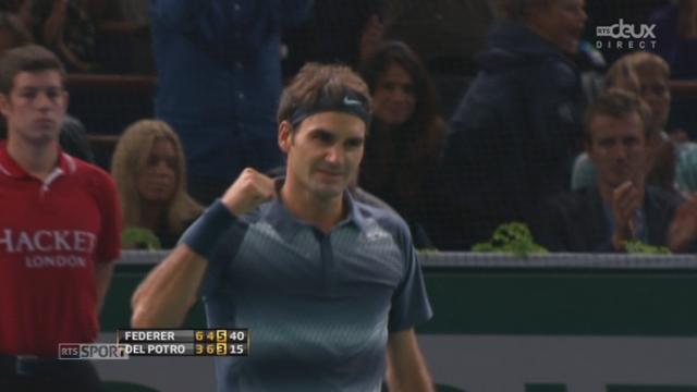 1-4, Federer - Del Potro (6-3, 4-6, 6-3): Federer s’impose en 3 manches face à l’Argentin. Il retrouvera Djokovic en ½ finale !